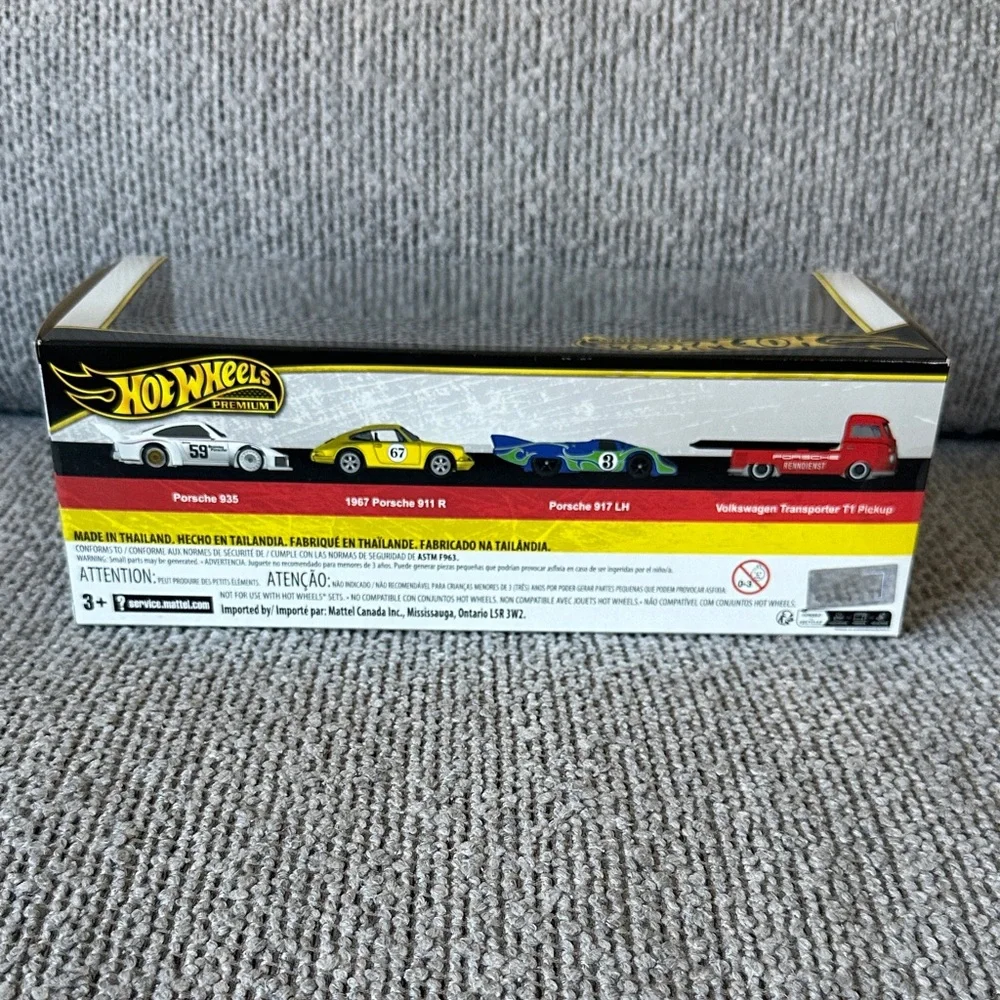 Hotwheels premium porsche set
